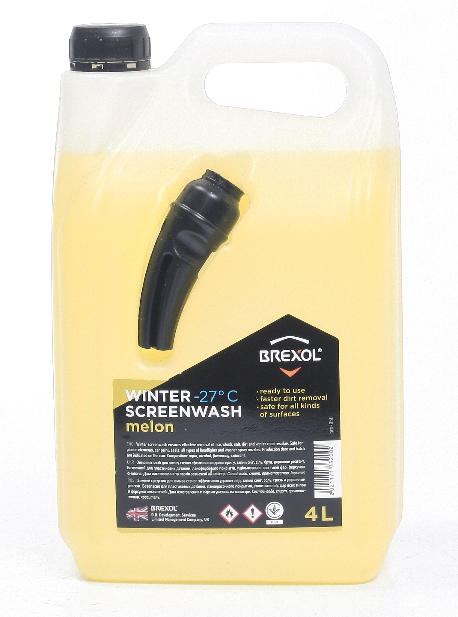 Омивач зимовий Melon -27 ° С (диня) 4л <BREXOL>